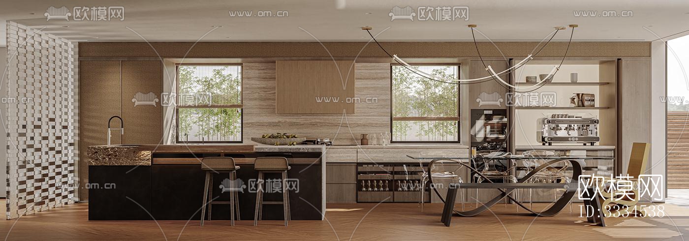 现代客厅效果图下载（渲染图15）