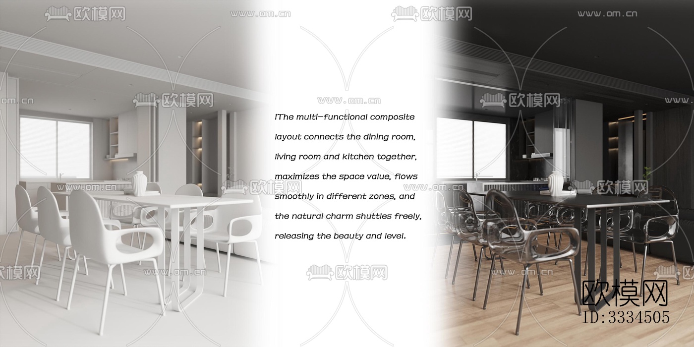 现代客厅效果图下载（渲染图7）