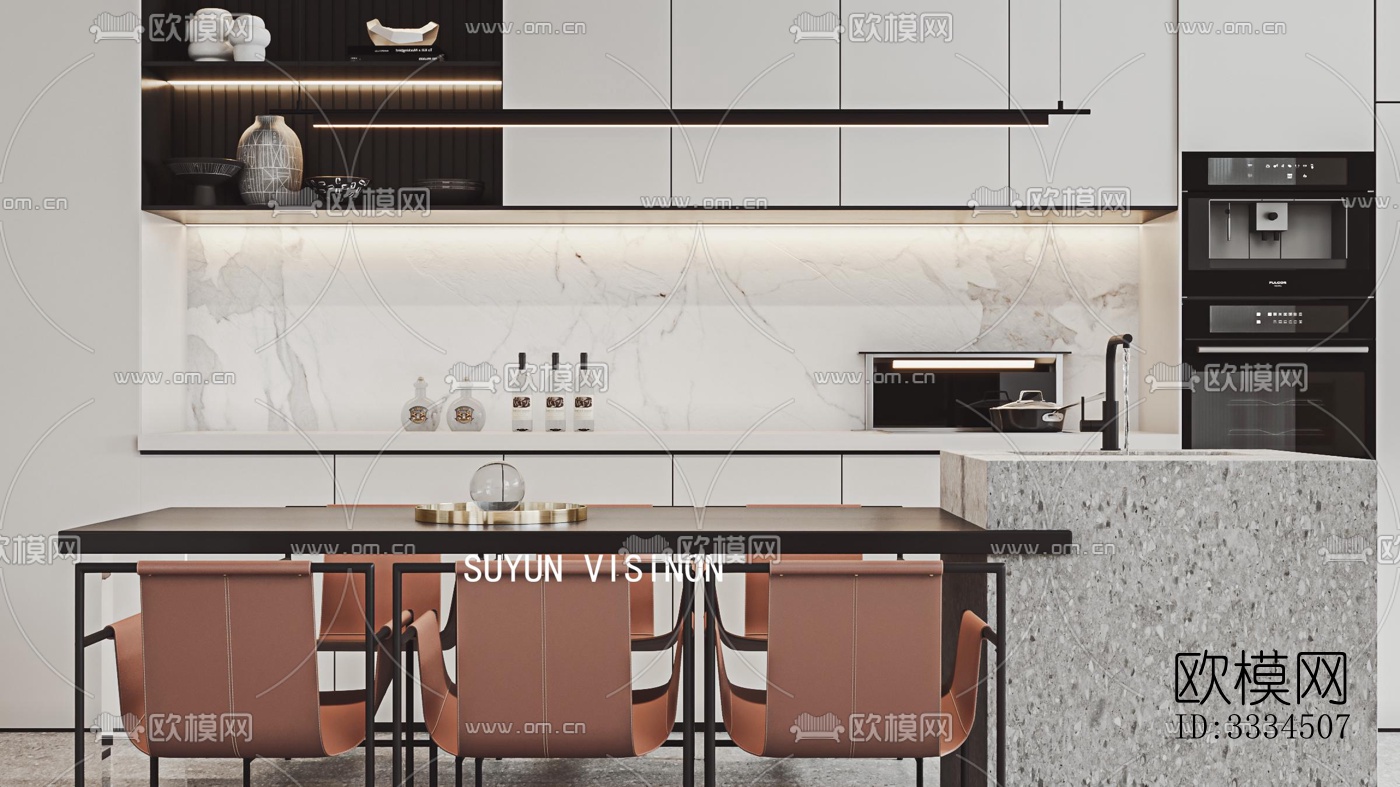 现代客厅效果图下载（渲染图5）