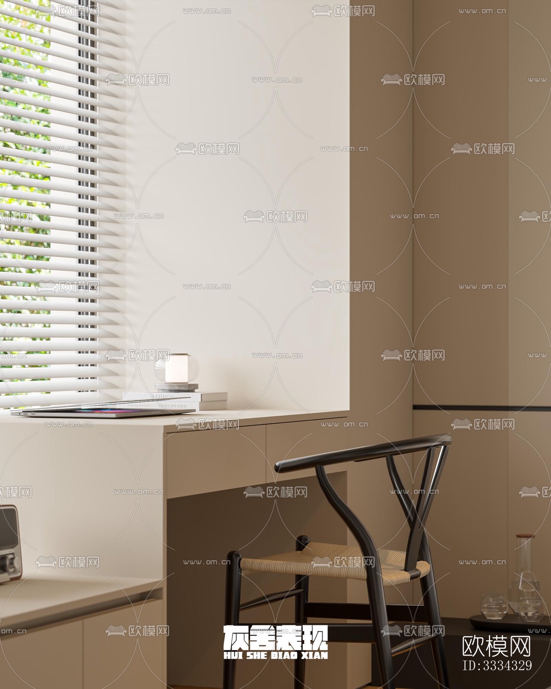 现代卧室效果图下载（渲染图6）