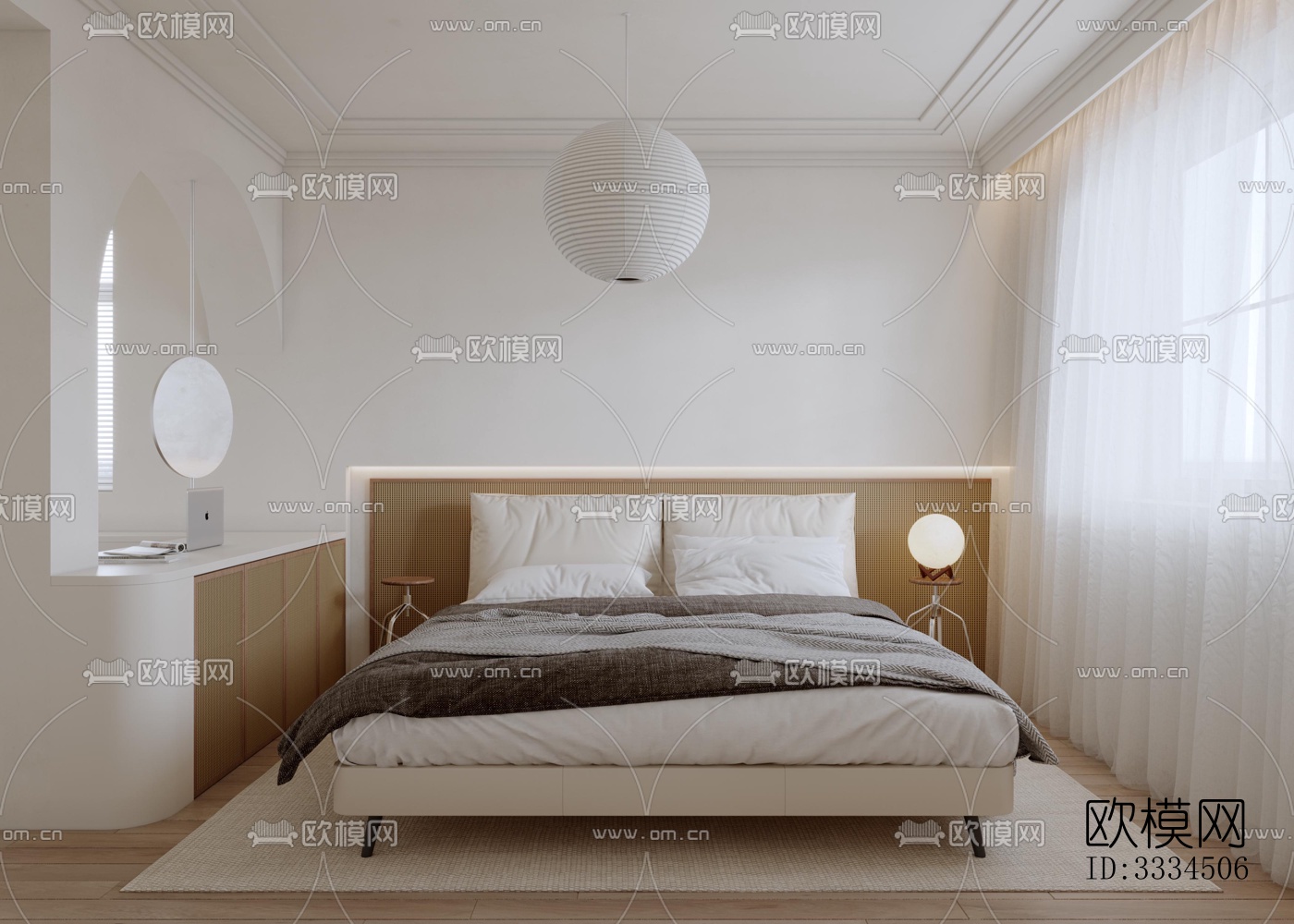 现代客厅效果图下载（渲染图7）