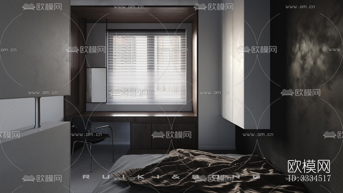 现代客厅效果图下载（渲染图8）