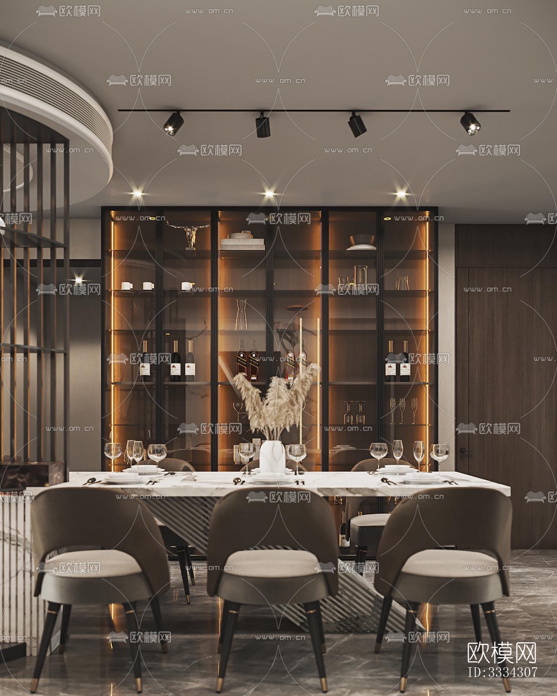 现代卧室效果图下载（渲染图2）