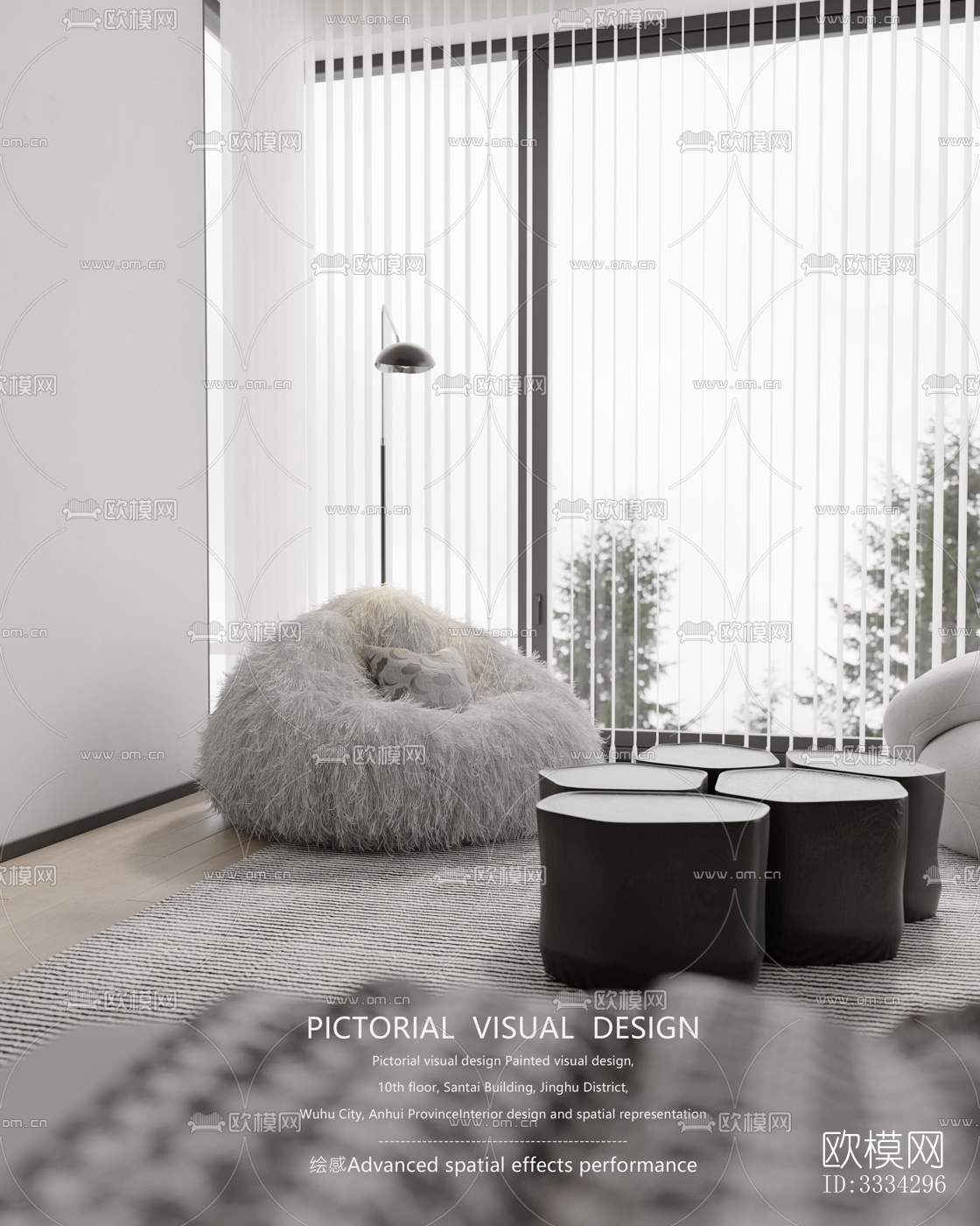 现代卧室效果图下载（渲染图7）