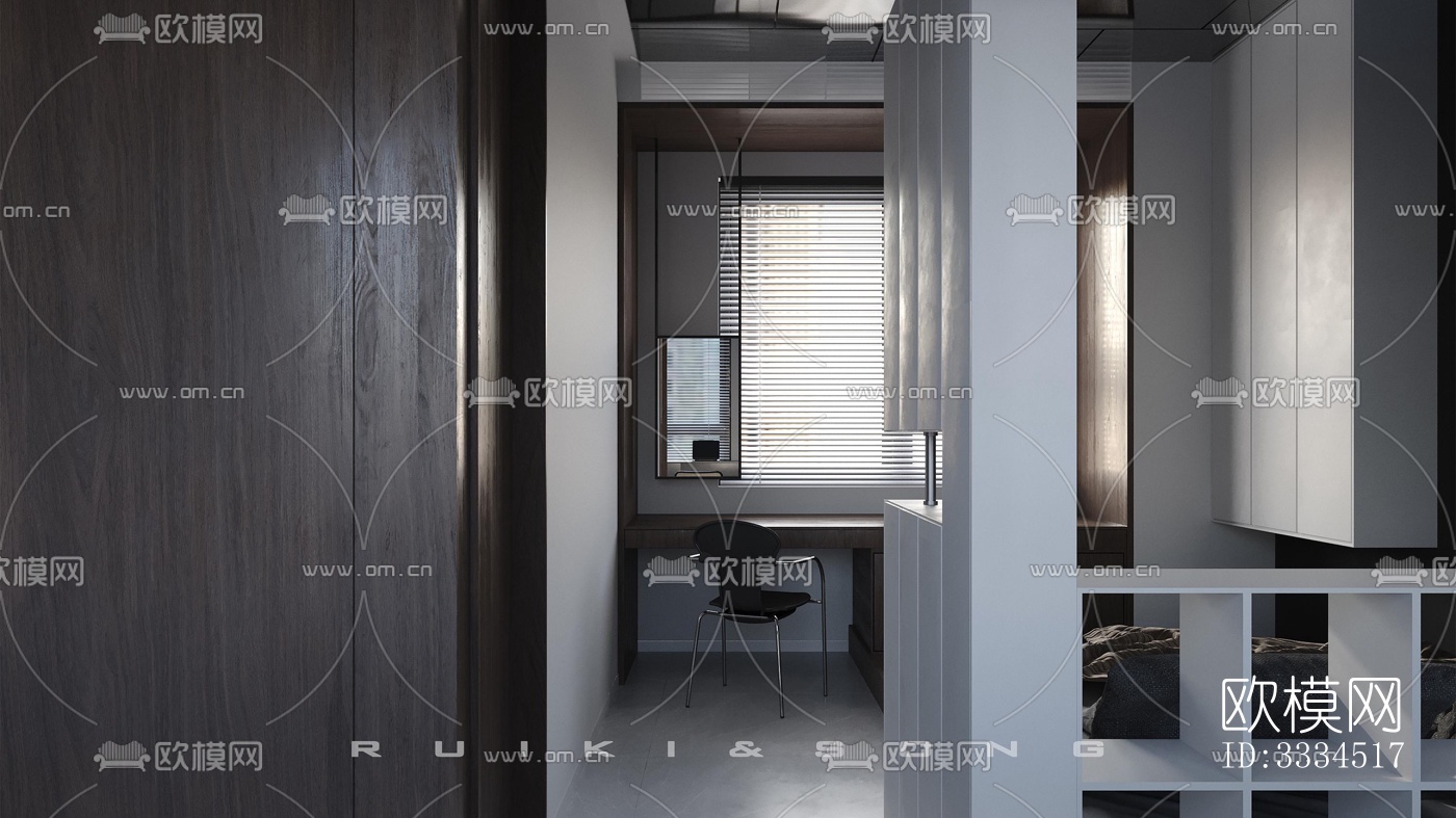 现代客厅效果图下载（渲染图9）