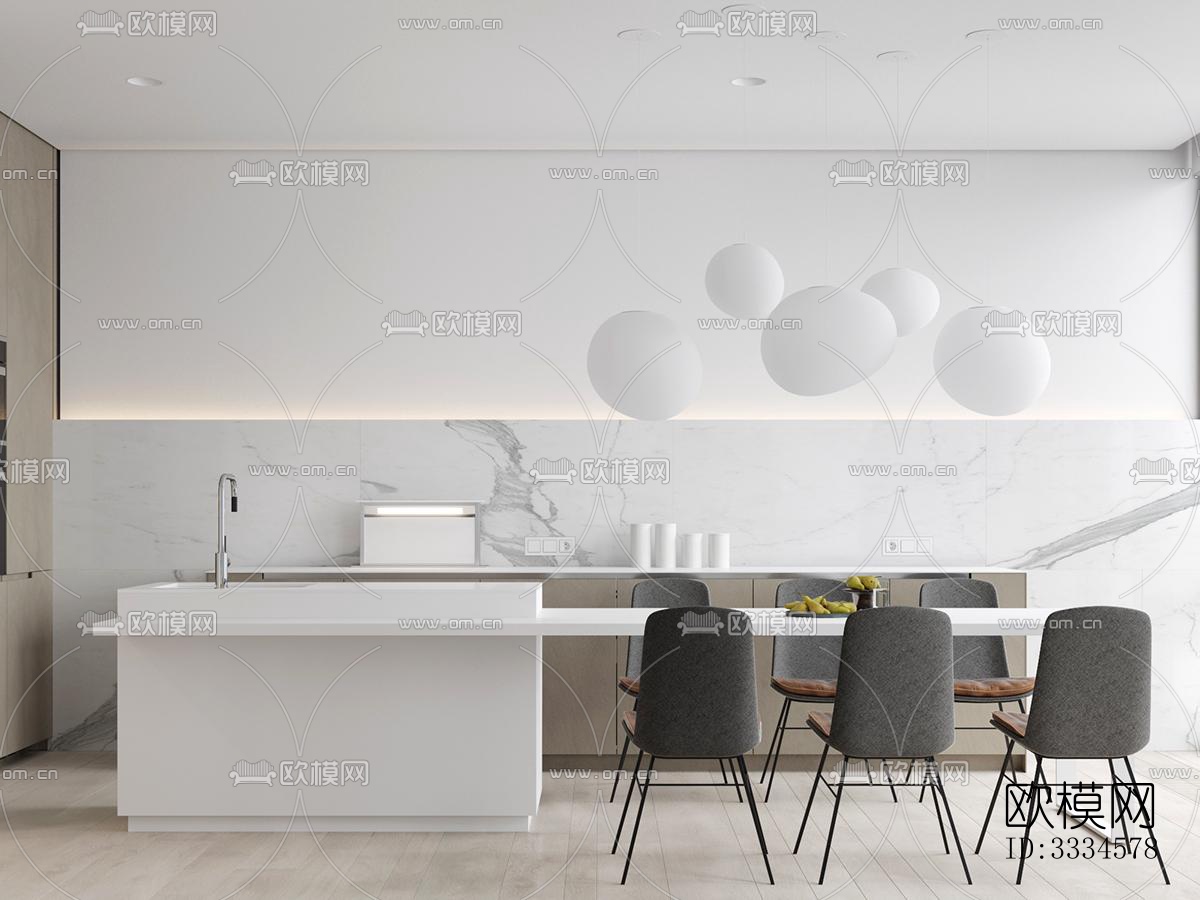 现代客厅效果图下载（渲染图9）