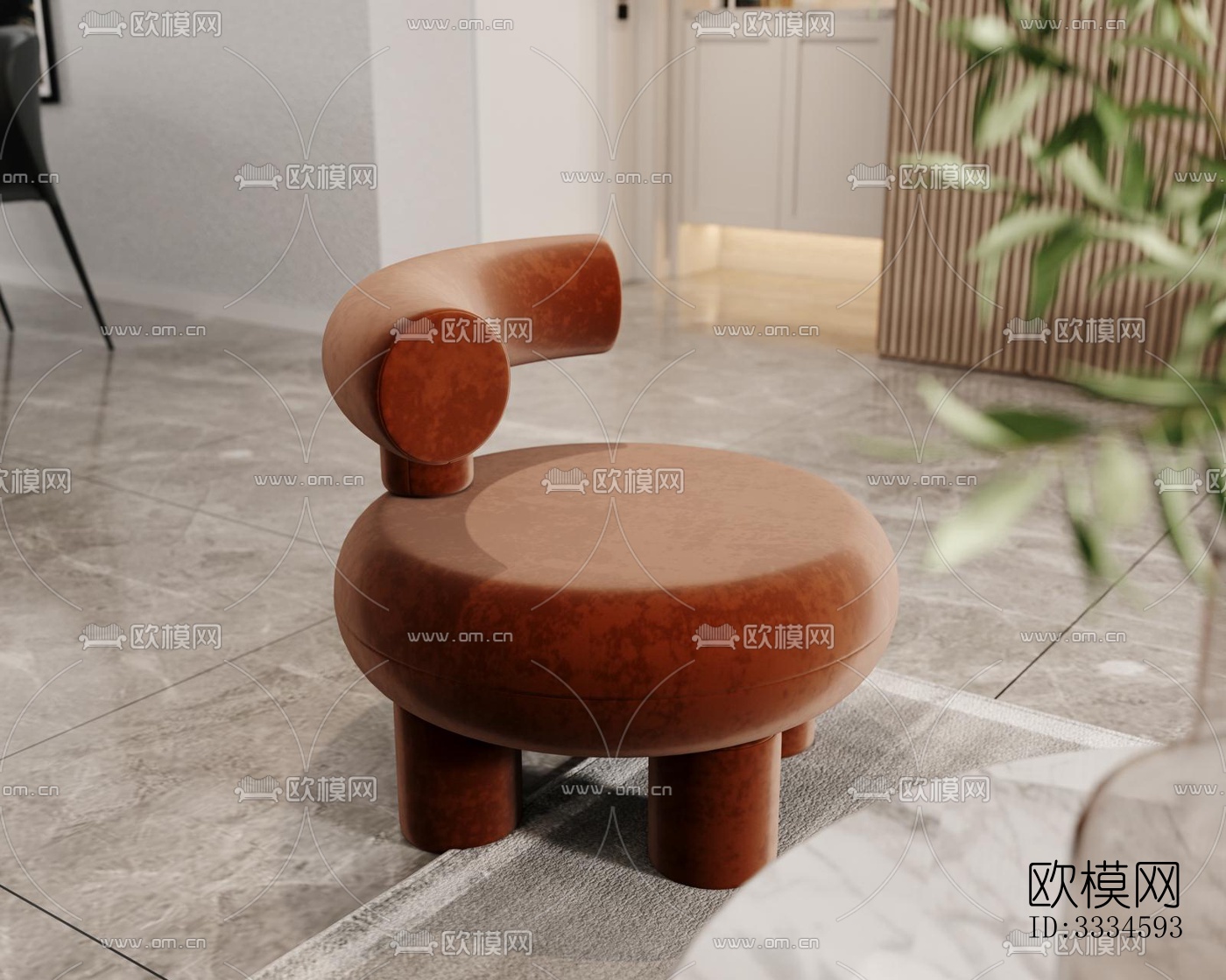 现代客厅效果图下载（渲染图3）