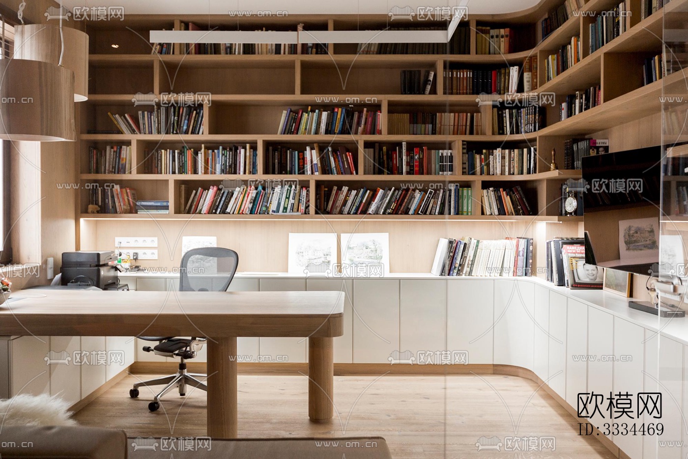 现代客厅效果图下载（渲染图1）