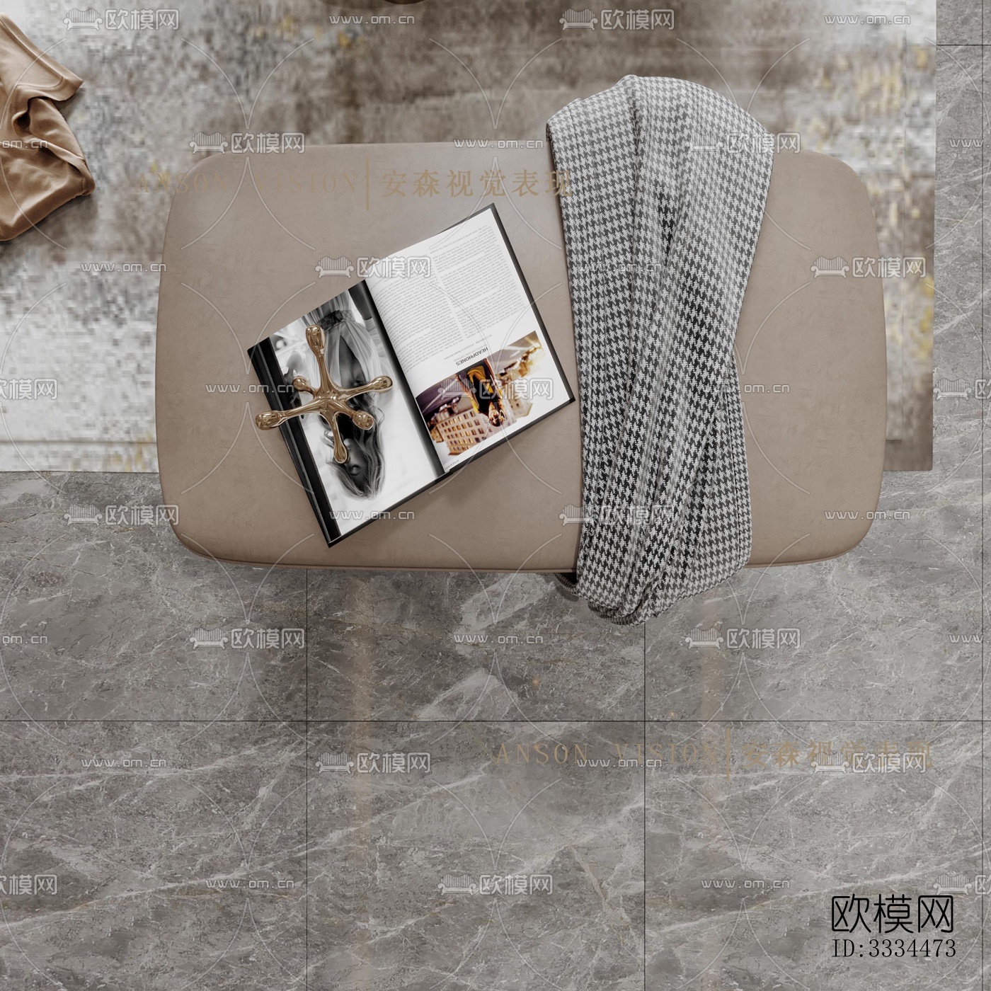 现代客厅效果图下载（渲染图11）