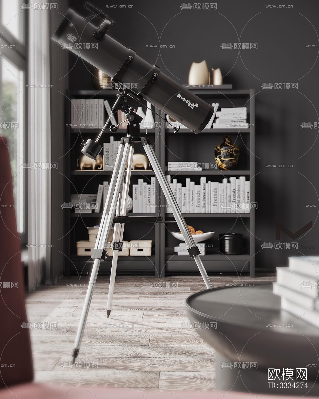 现代卧室效果图下载（渲染图6）