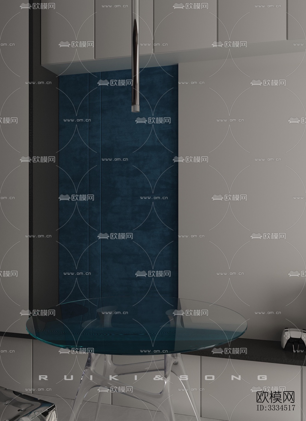 现代客厅效果图下载（渲染图7）