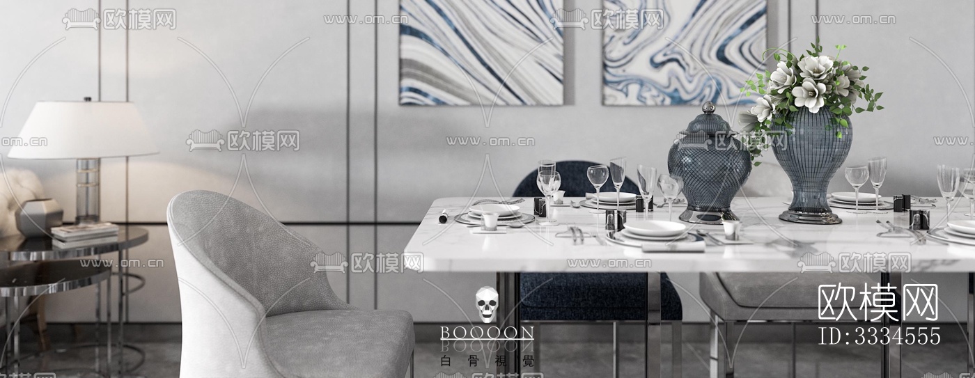 现代客厅效果图下载（渲染图9）