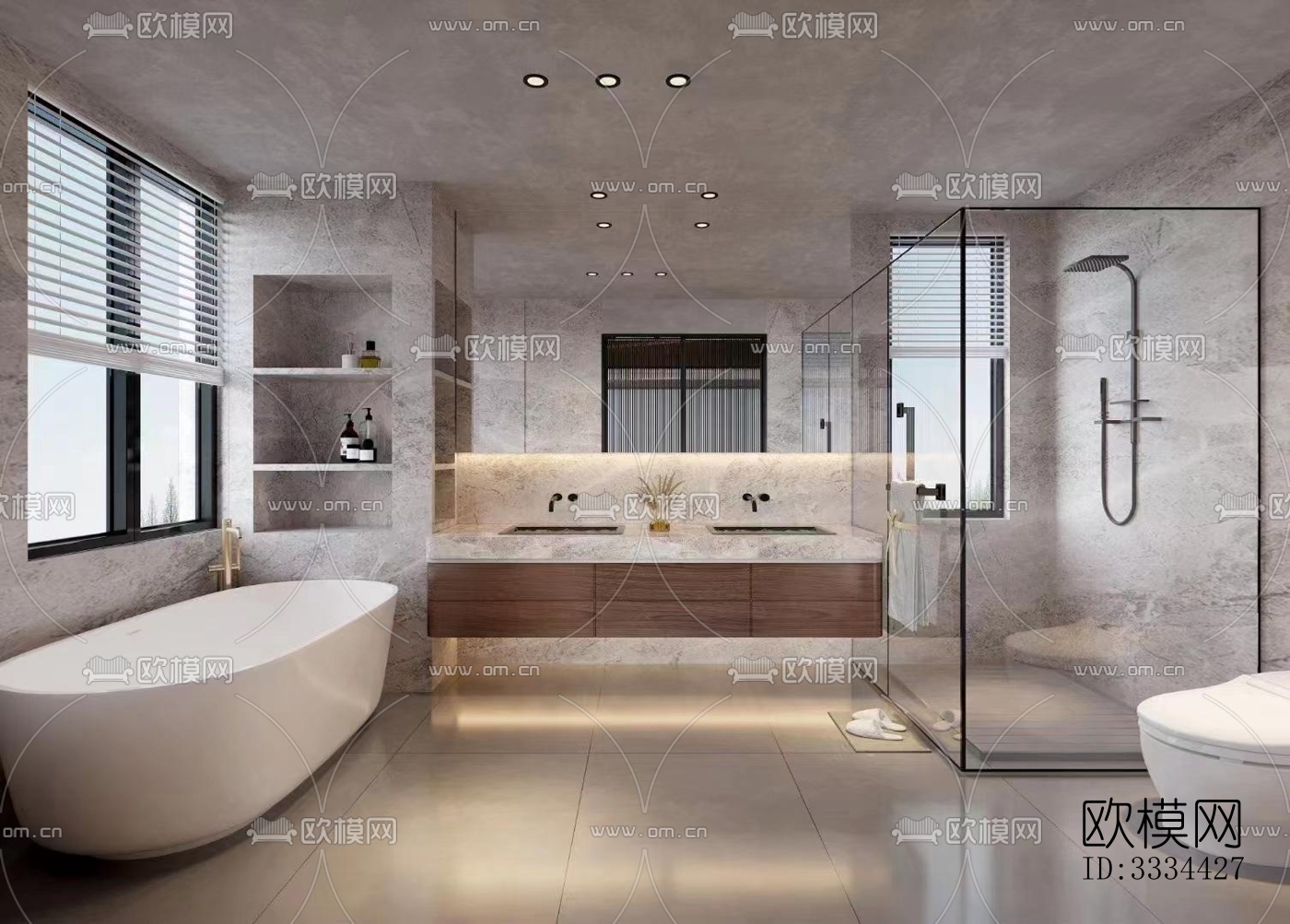 现代卧室效果图下载（渲染图5）