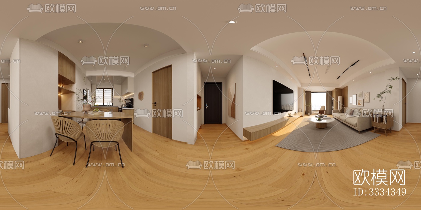 现代卧室效果图下载（渲染图6）