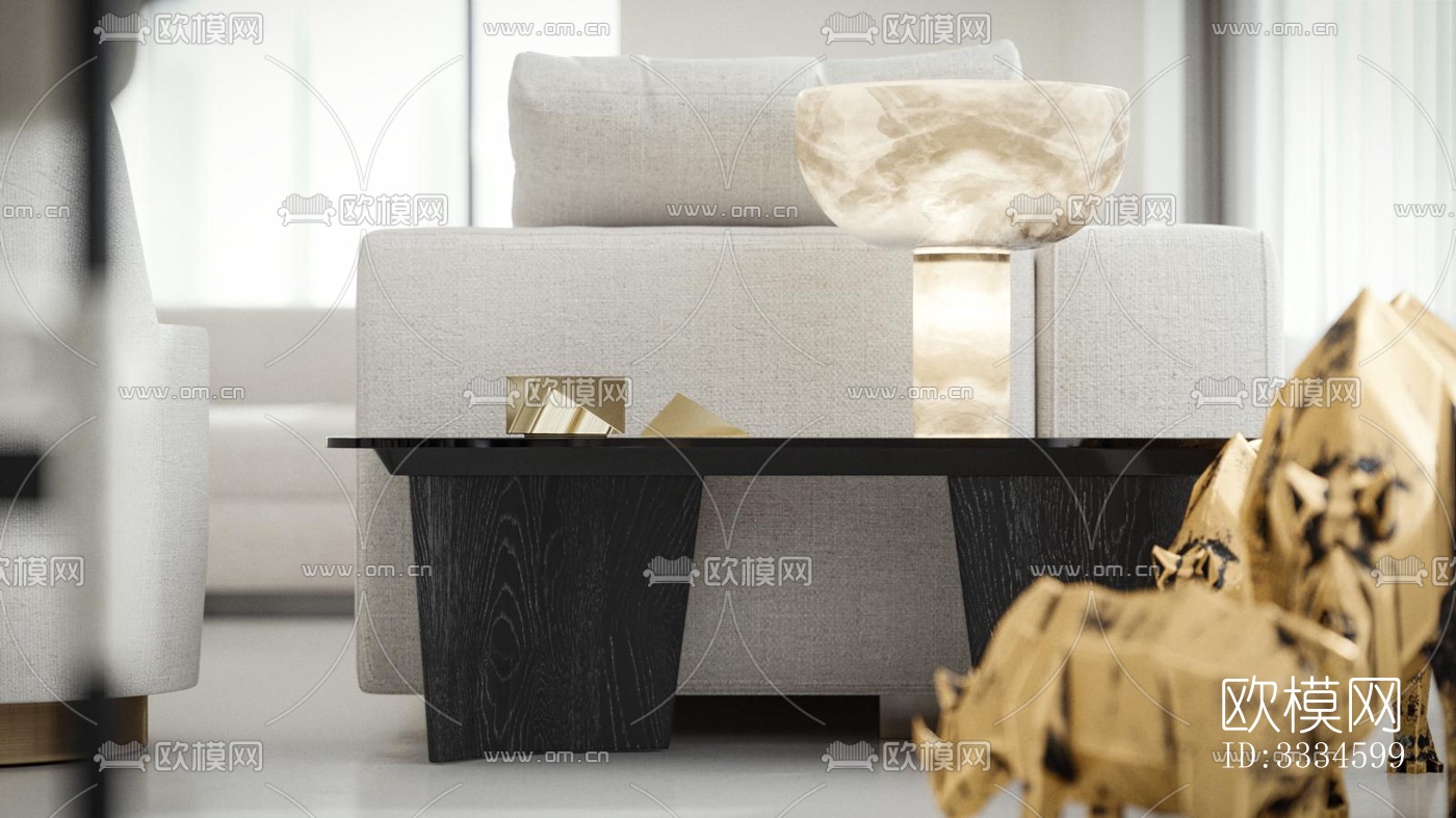 现代客厅效果图下载（渲染图5）