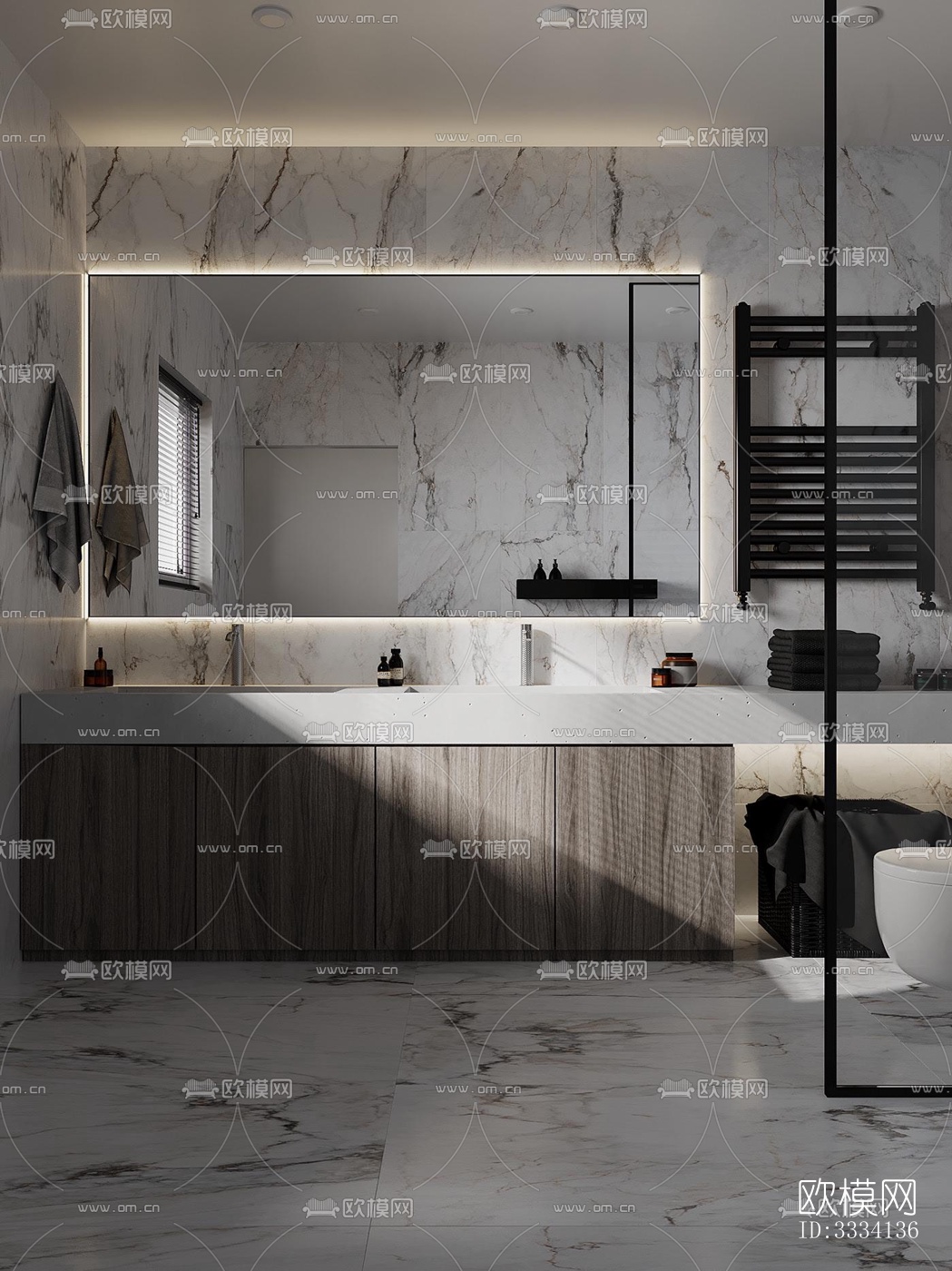 现代卧室效果图下载（渲染图5）