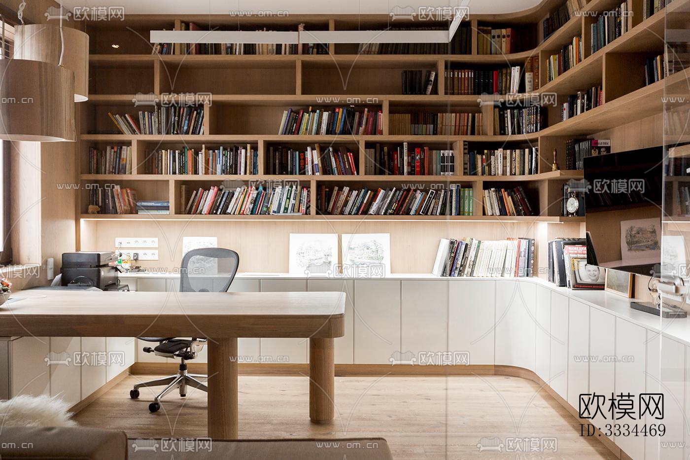 现代客厅效果图下载（渲染图6）