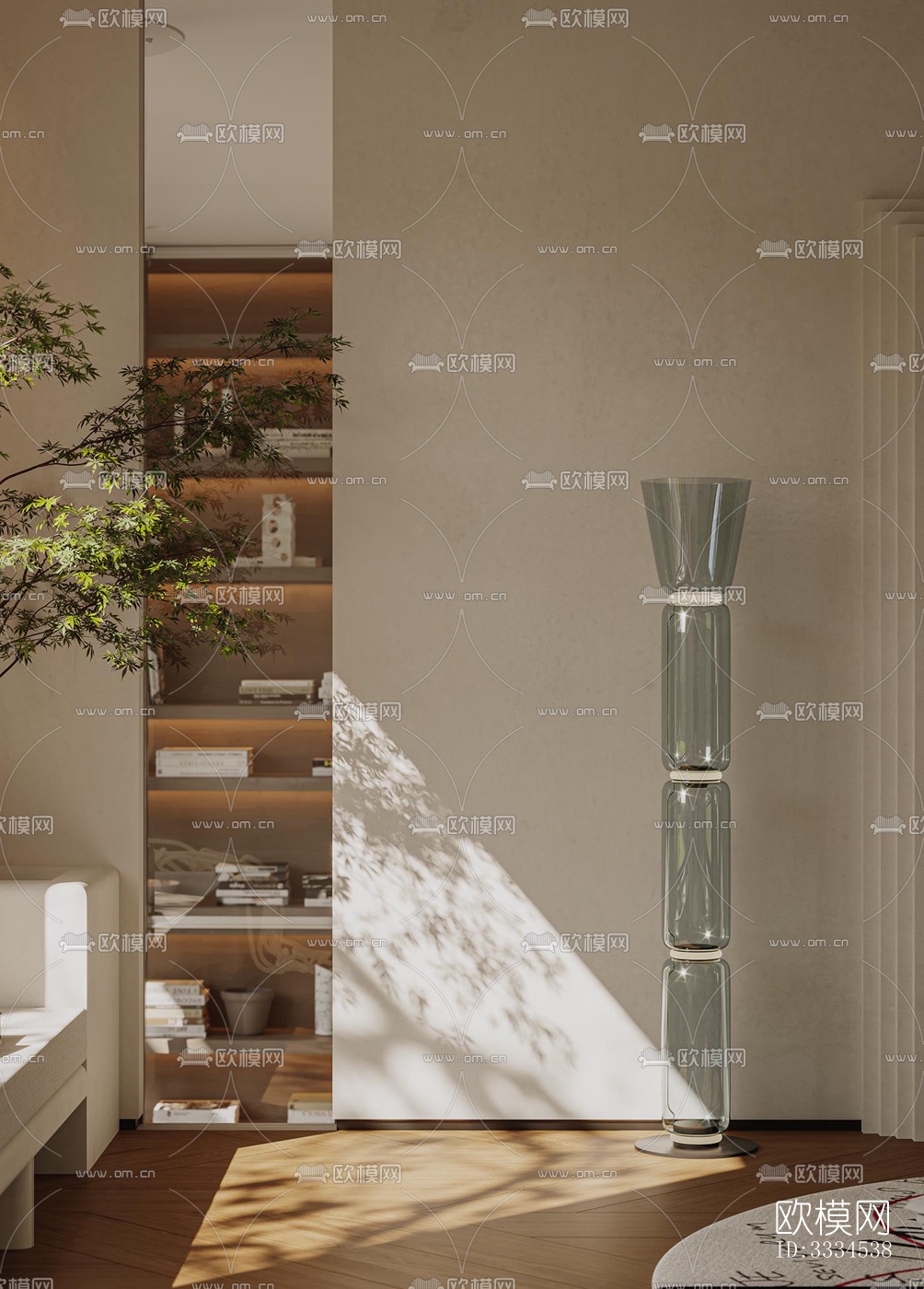 现代客厅效果图下载（渲染图8）