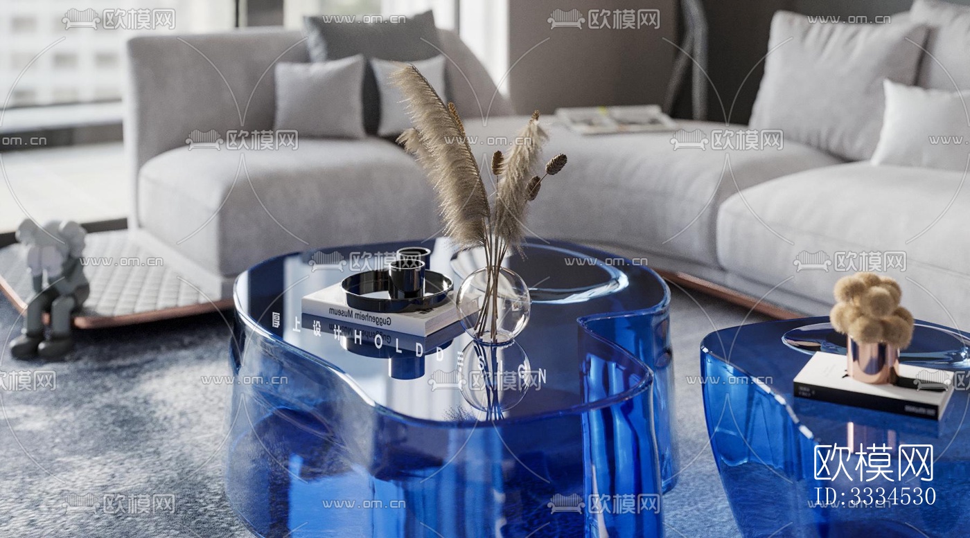 现代客厅效果图下载（渲染图1）