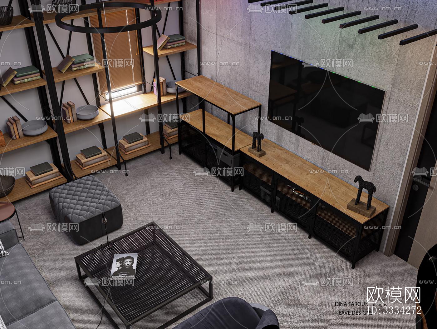 现代卧室效果图下载（渲染图5）