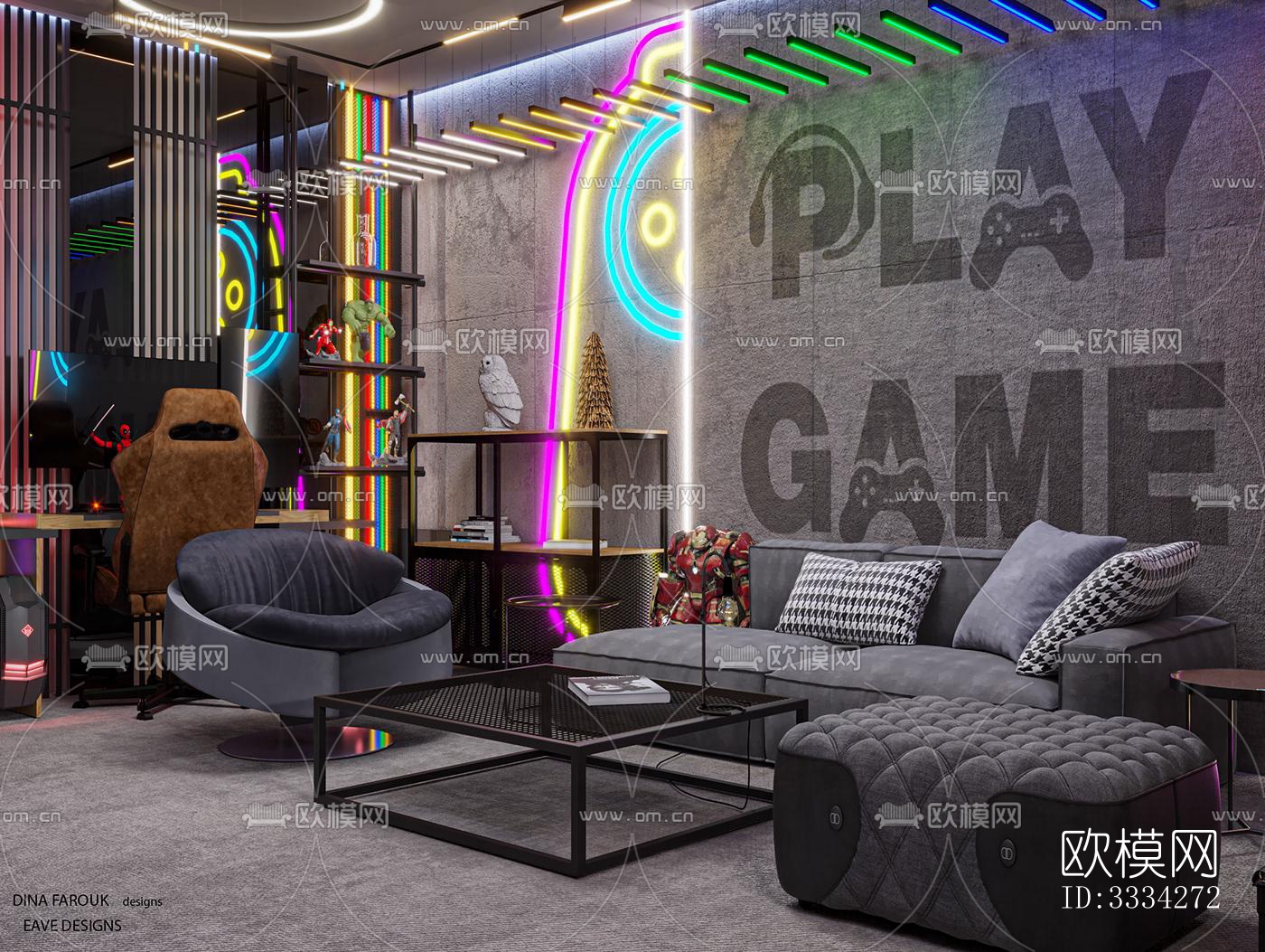 现代卧室效果图下载（渲染图8）