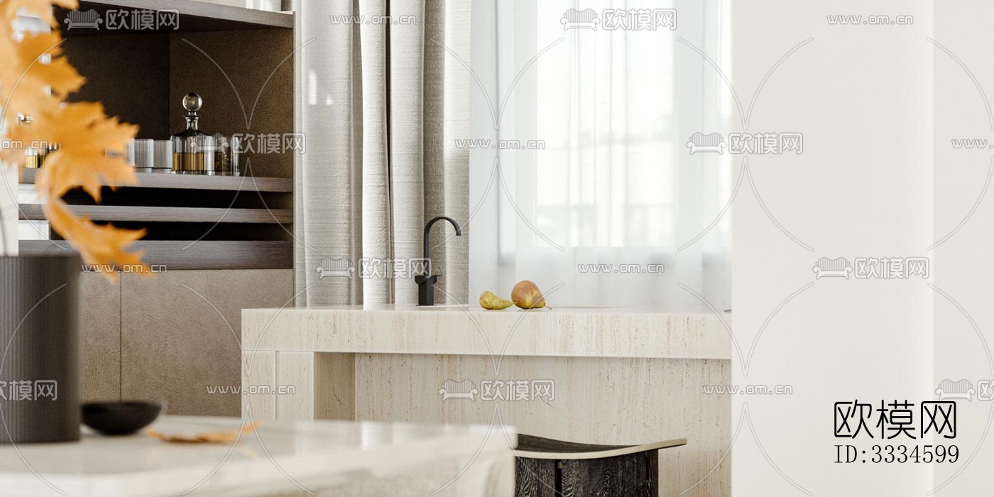 现代客厅效果图下载（渲染图6）