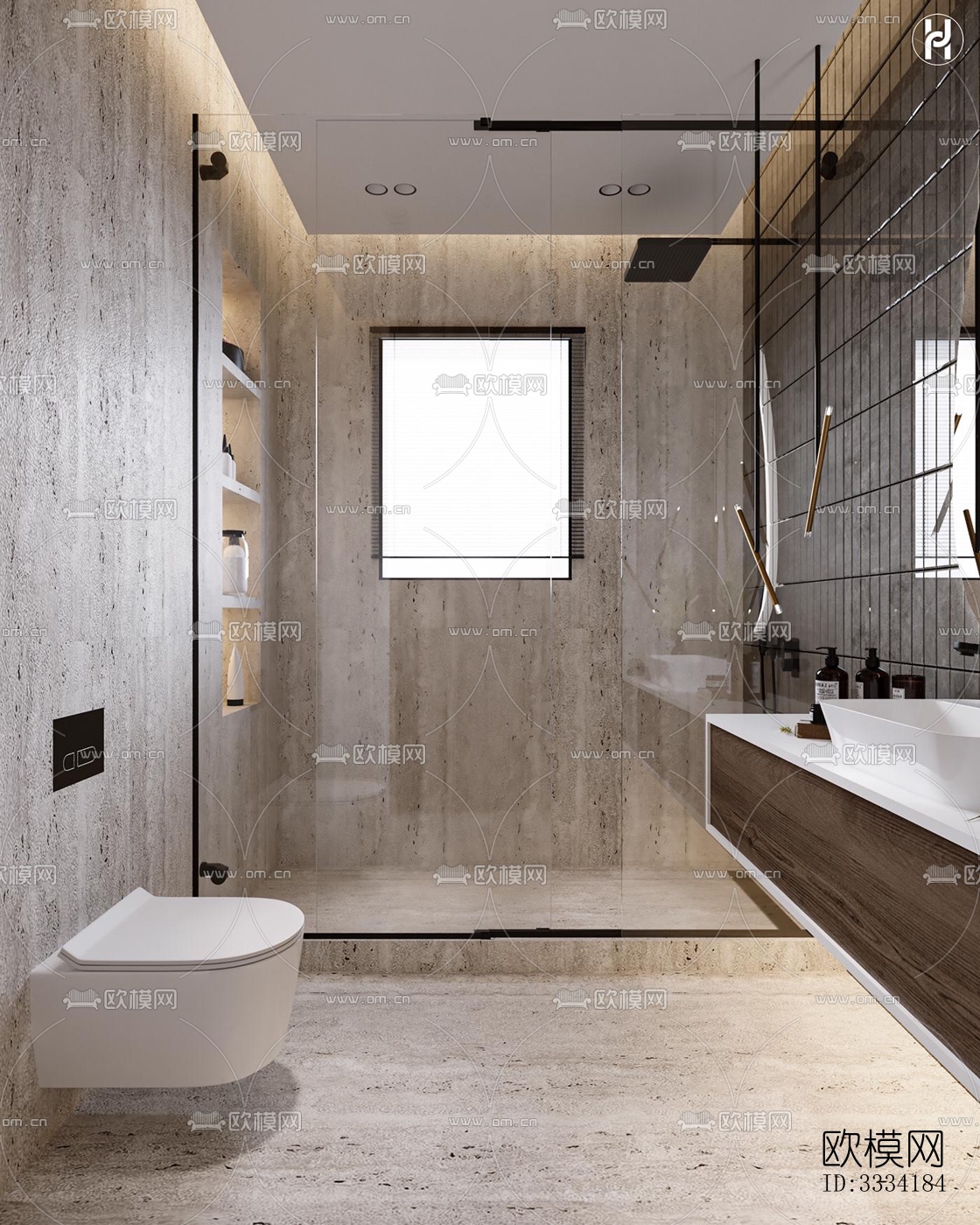 现代卧室效果图下载（渲染图10）