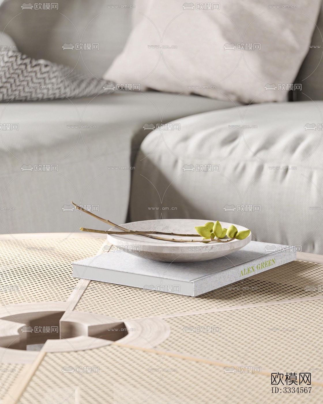 现代客厅效果图下载（渲染图5）