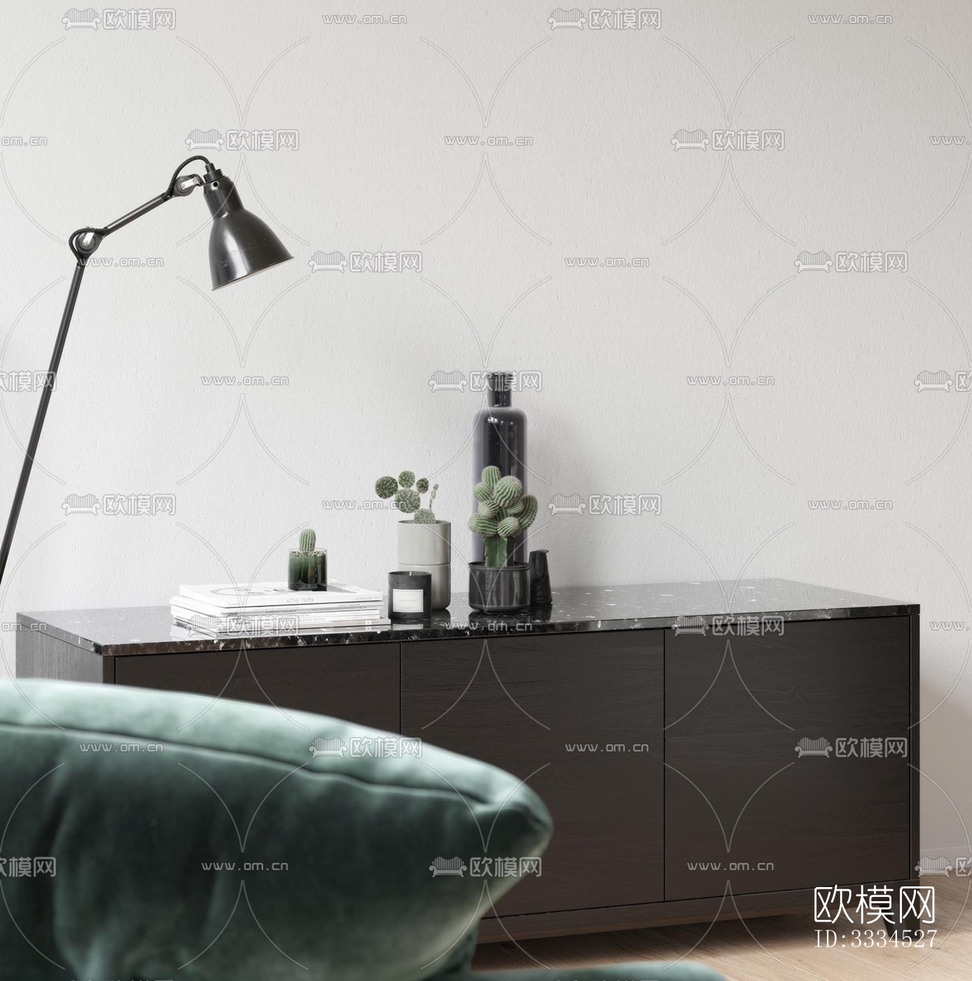 现代客厅效果图下载（渲染图3）