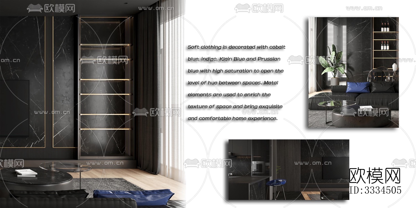 现代客厅效果图下载（渲染图8）