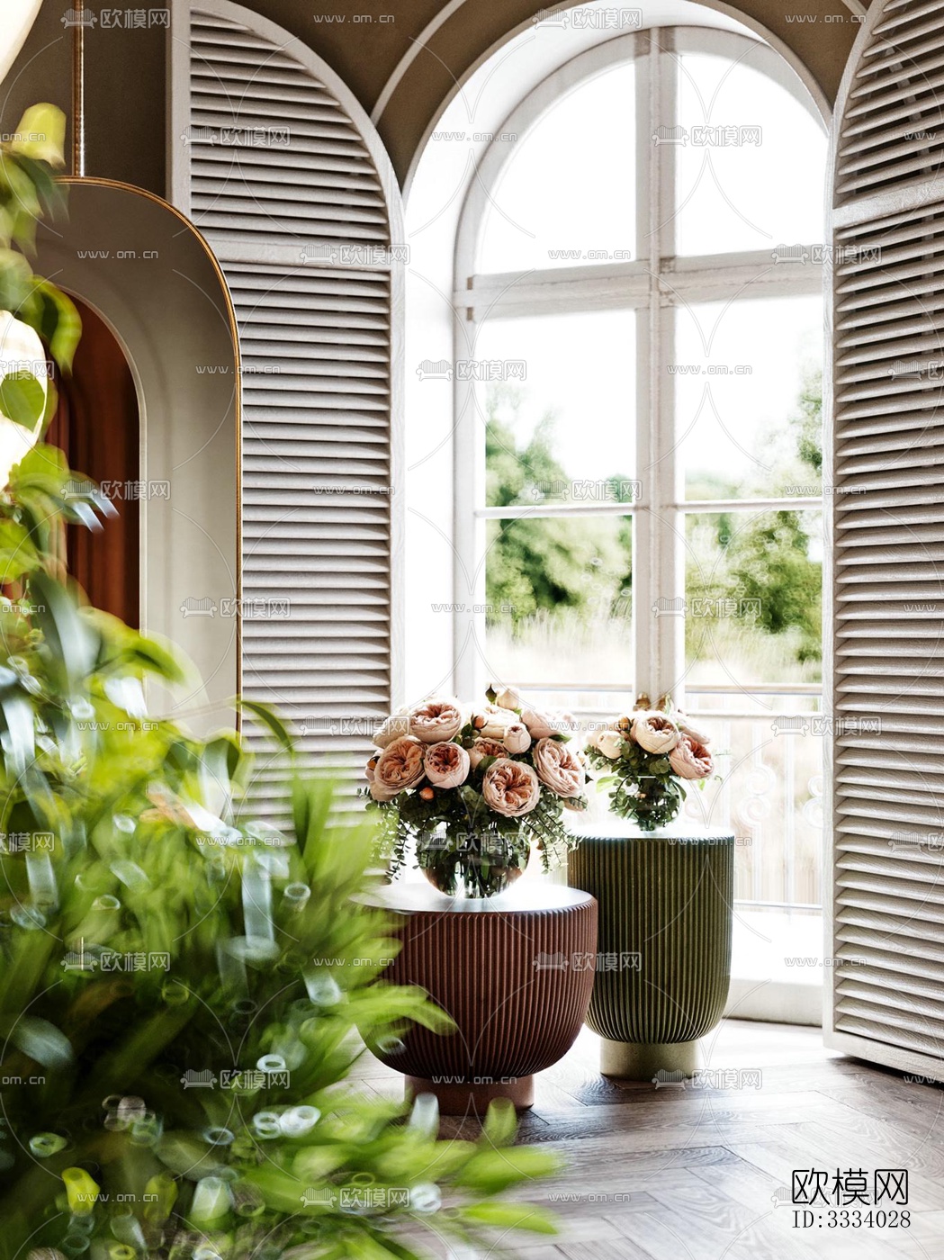 现代卧室效果图下载（渲染图7）