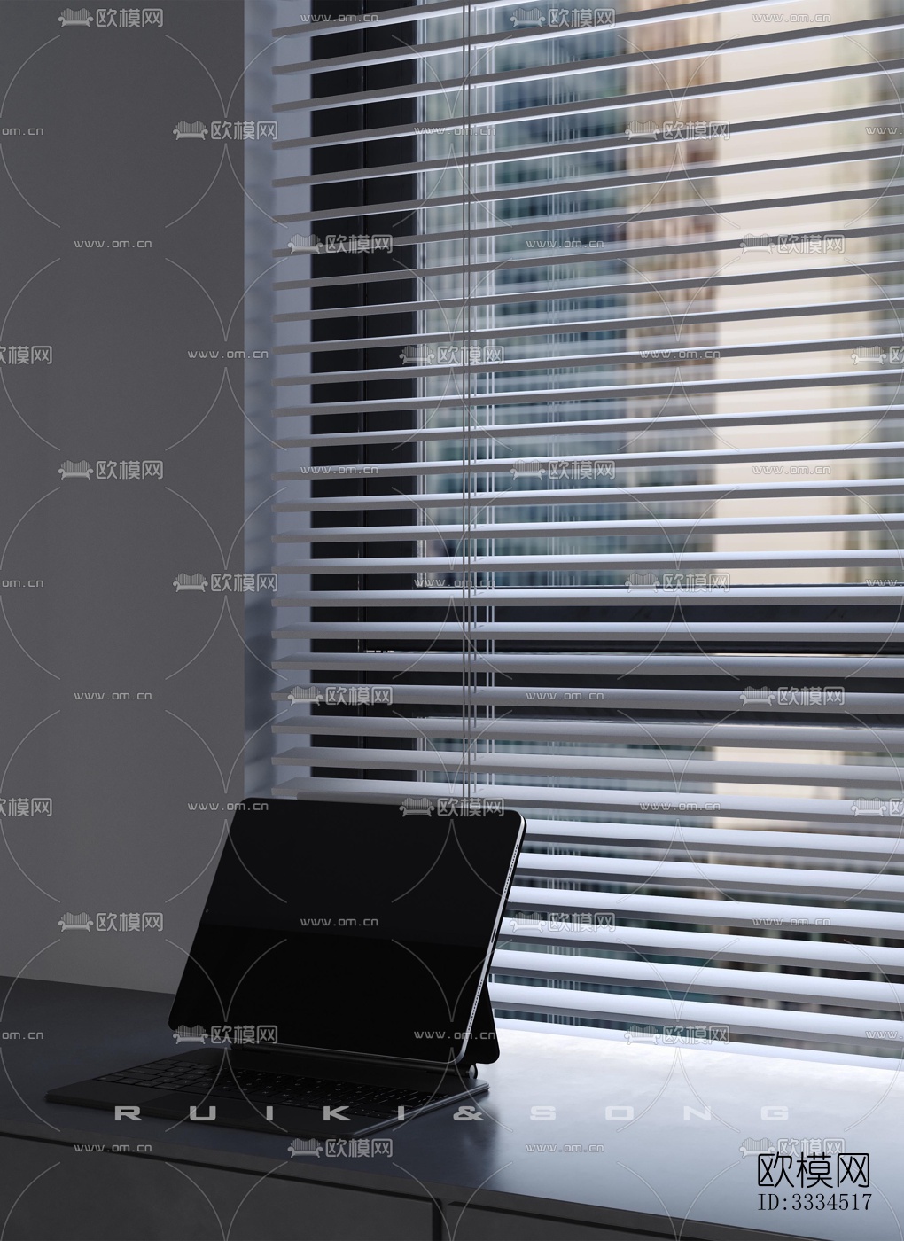 现代客厅效果图下载（渲染图3）