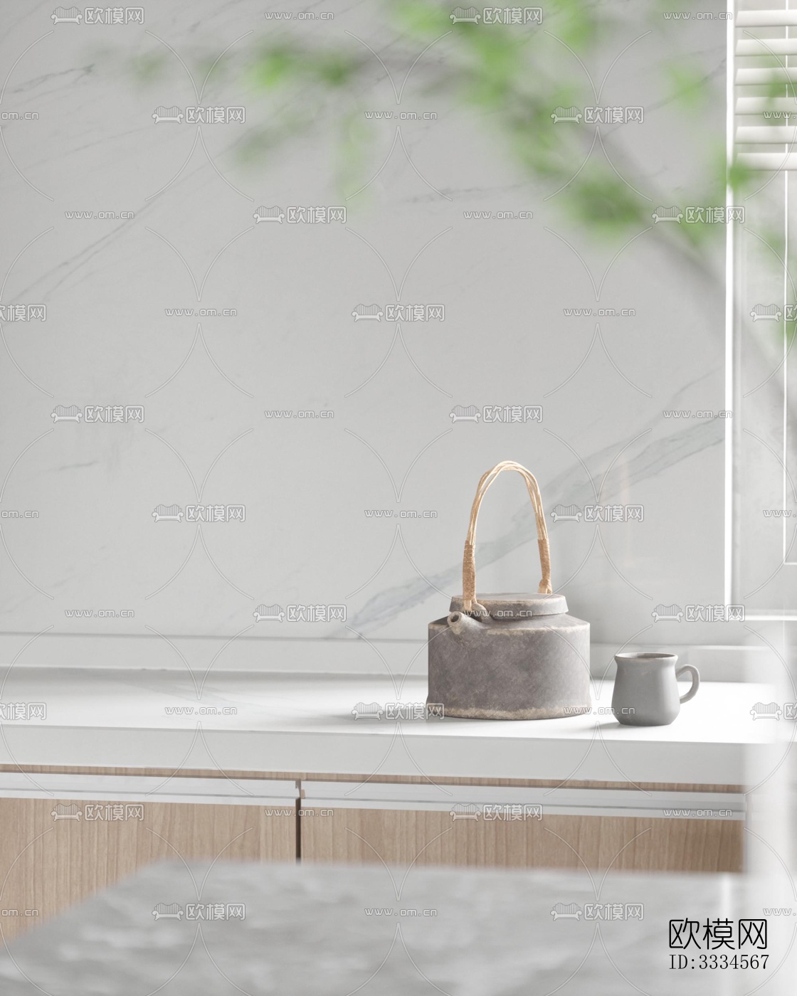 现代客厅效果图下载（渲染图6）