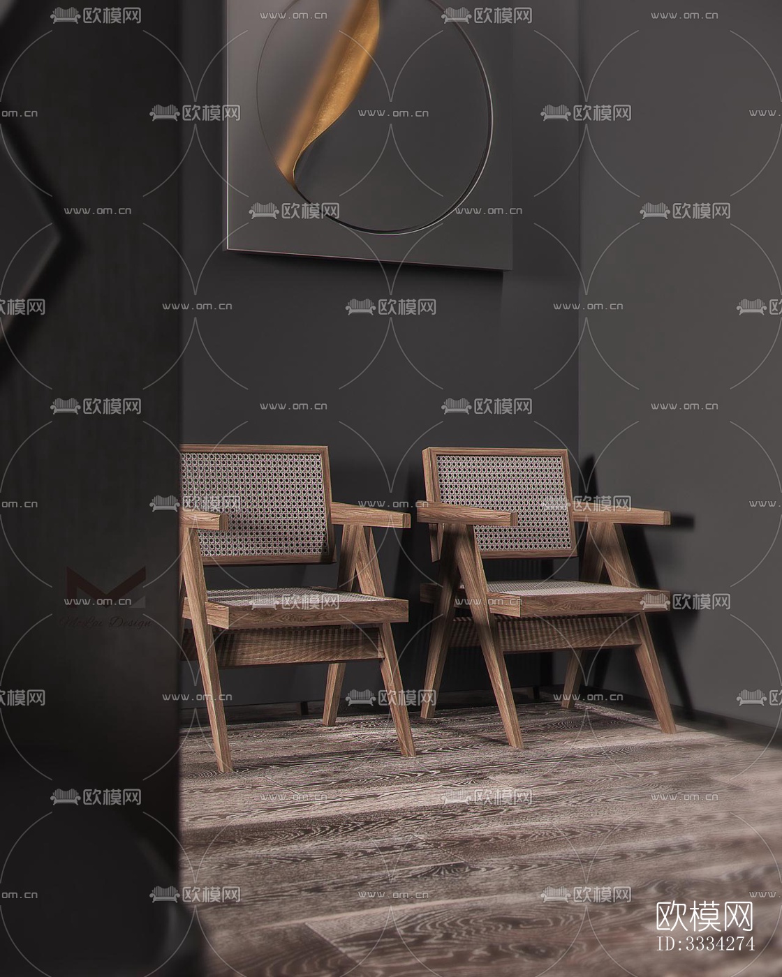 现代卧室效果图下载（渲染图5）