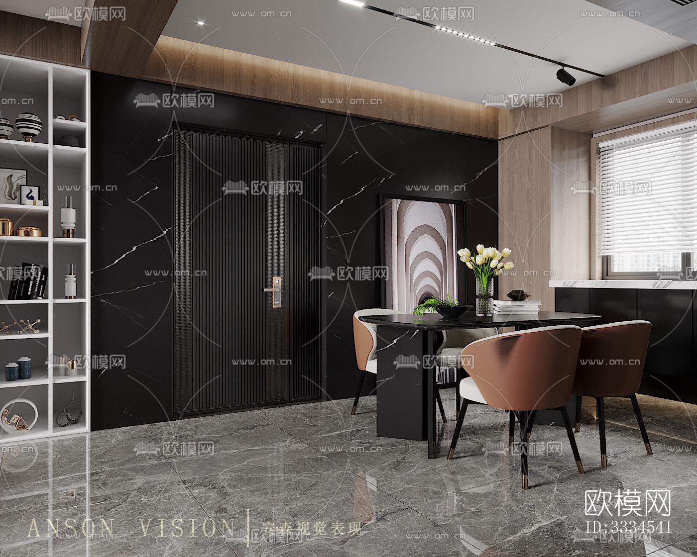 现代客厅效果图下载（渲染图6）