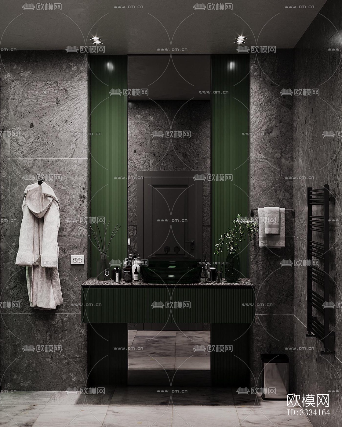 现代卧室效果图下载（渲染图6）