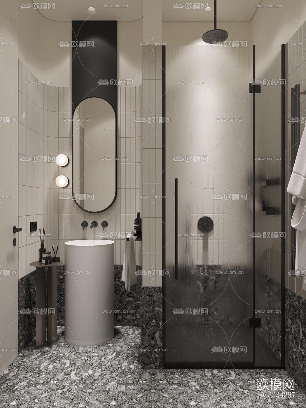 现代卧室效果图下载（渲染图5）