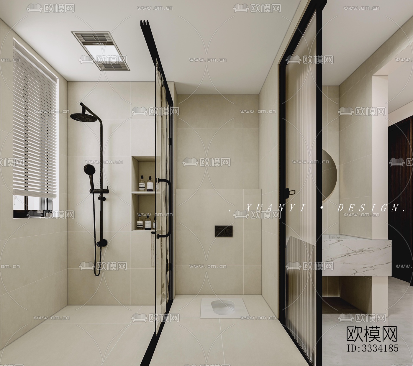 现代卧室效果图下载（渲染图6）