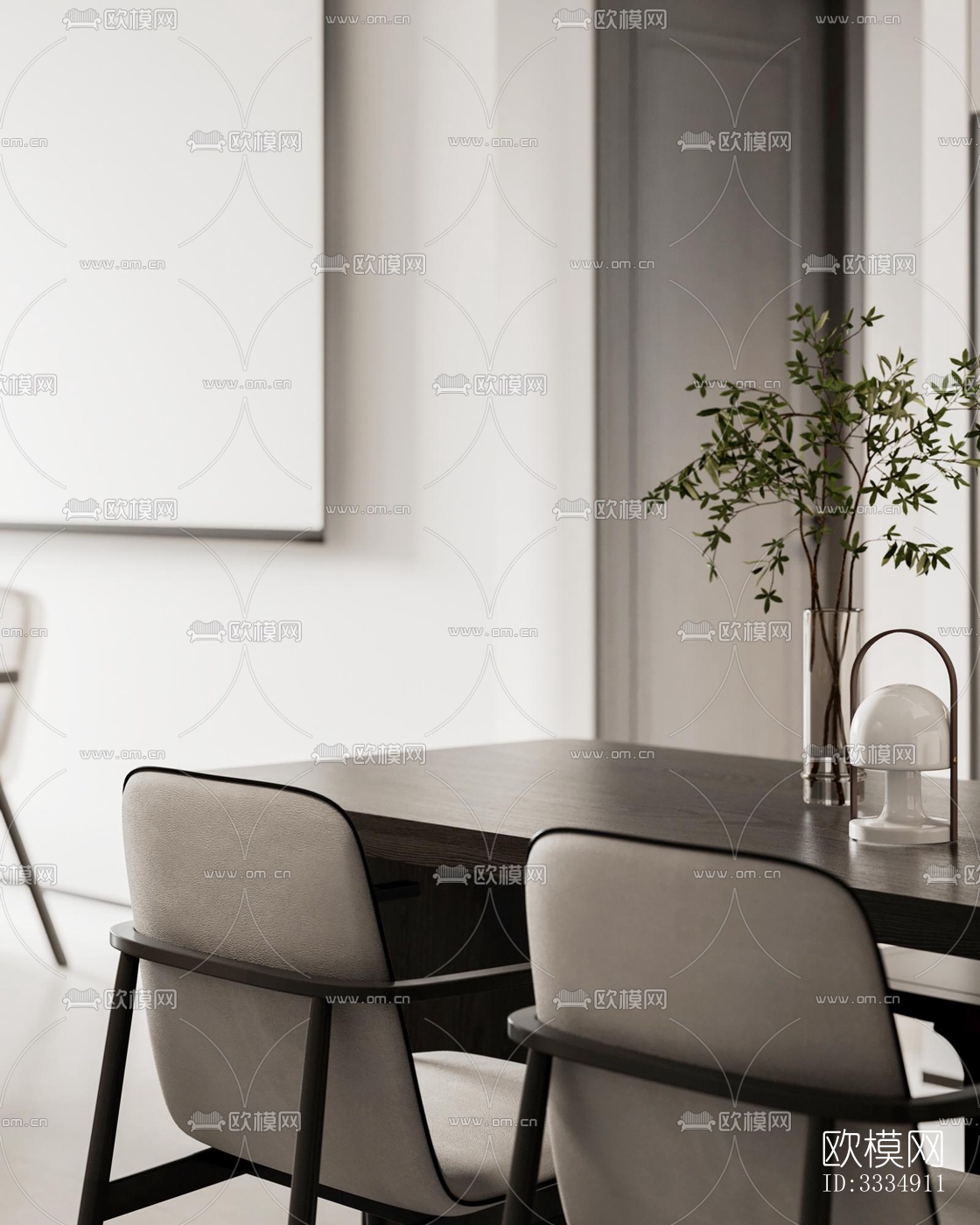 现代餐厅效果图下载（渲染图8）