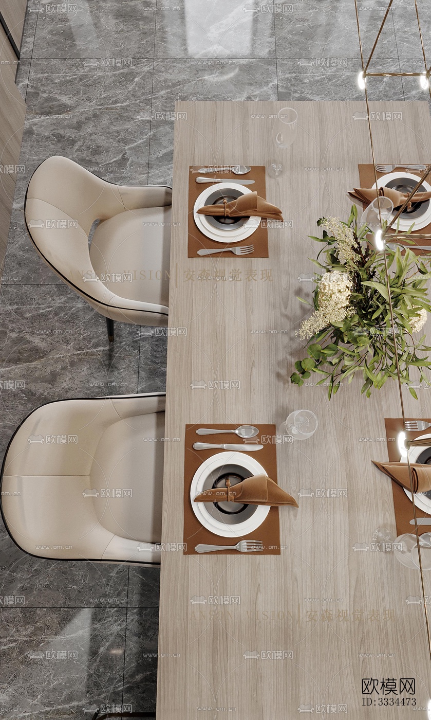 现代客厅效果图下载（渲染图4）