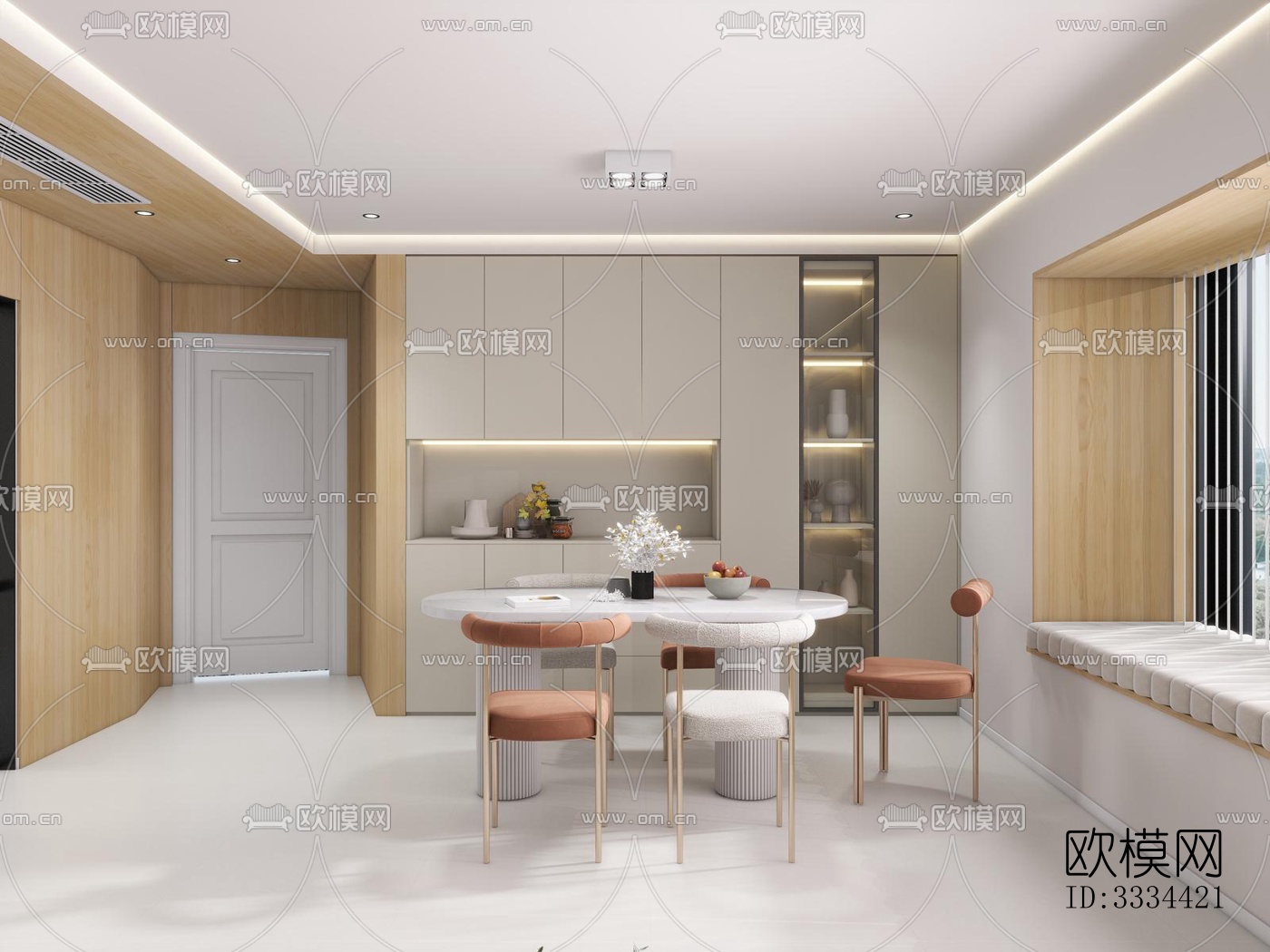 现代卧室效果图下载（渲染图5）