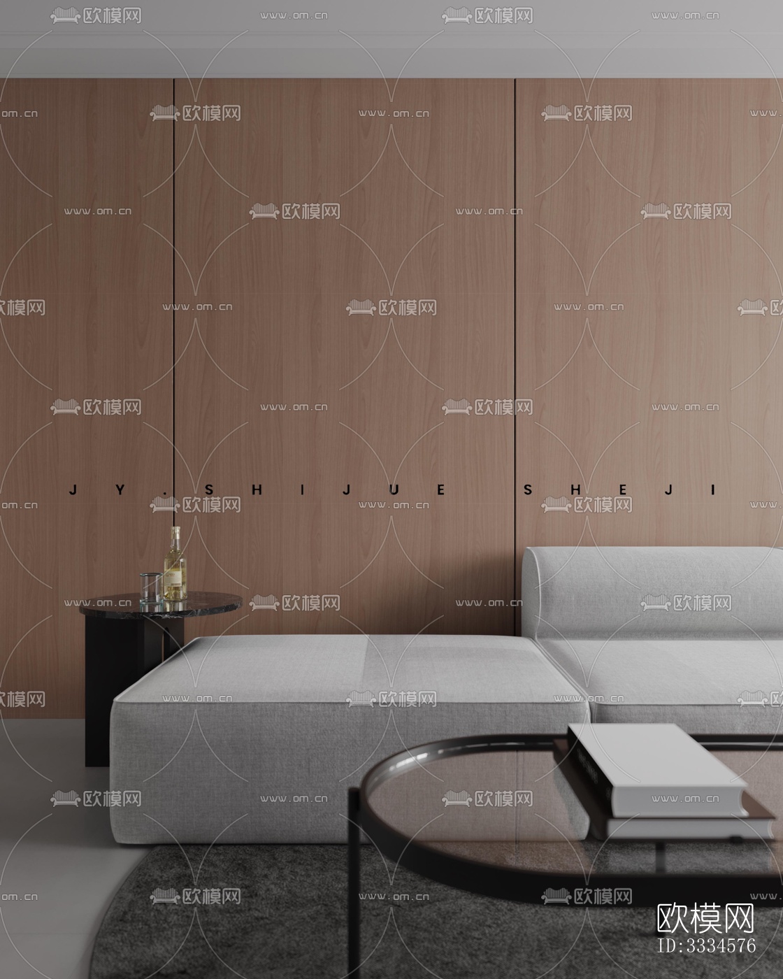 现代客厅效果图下载（渲染图7）