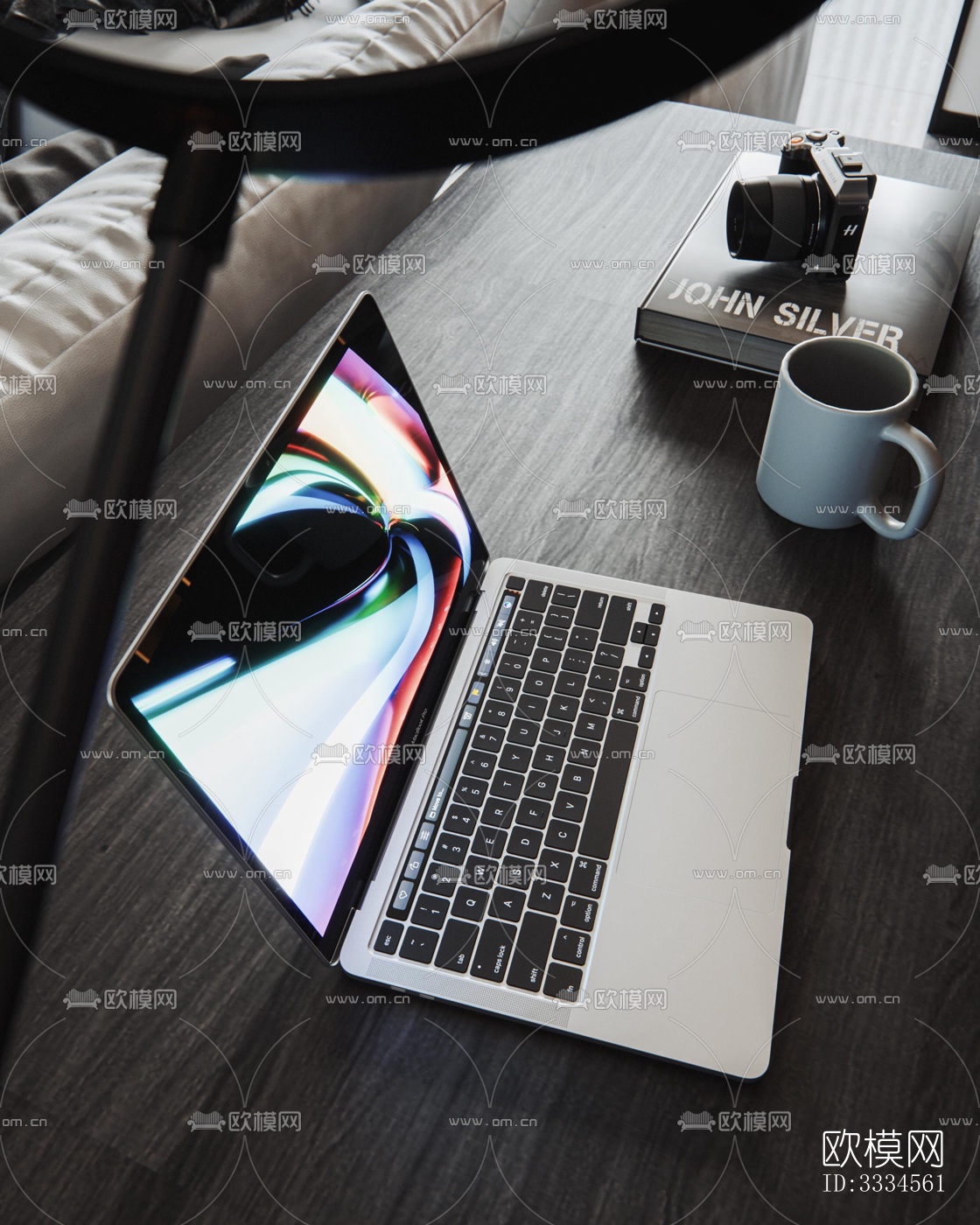 现代客厅效果图下载（渲染图2）