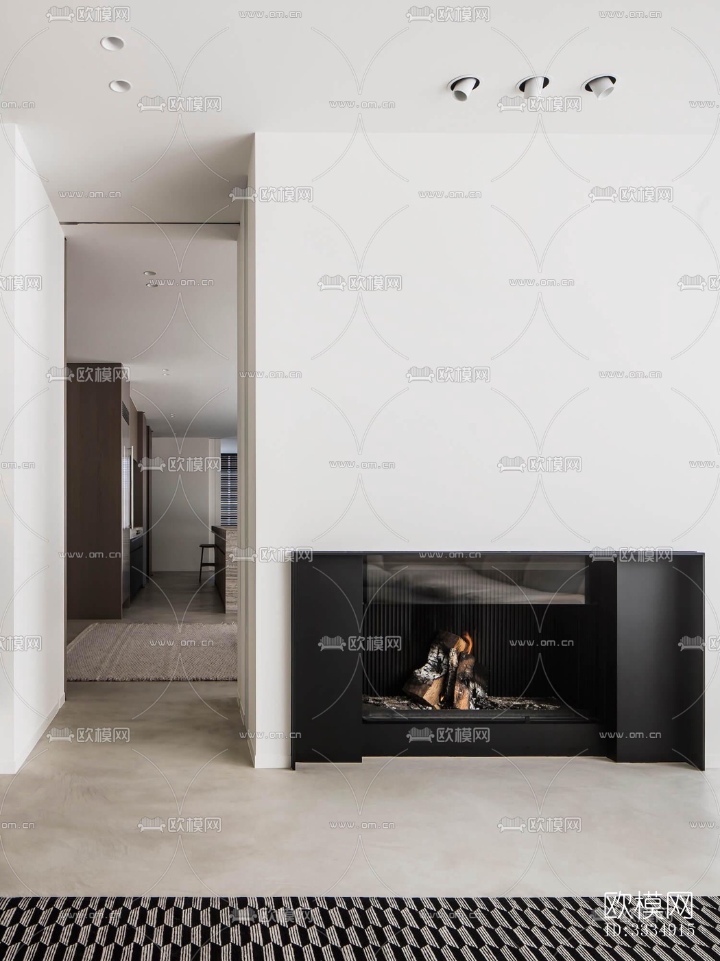 现代餐厅效果图下载（渲染图6）