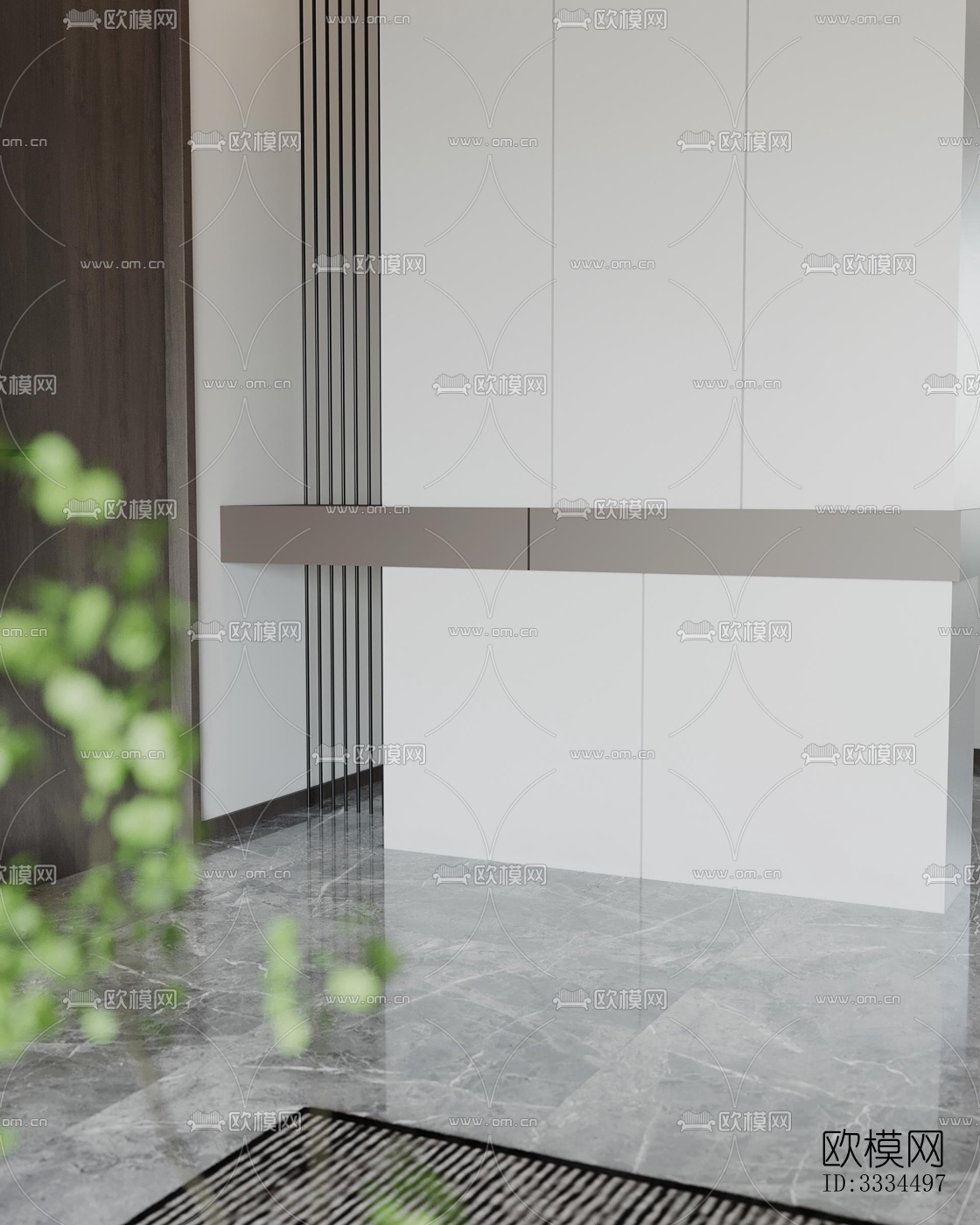 现代客厅效果图下载（渲染图4）