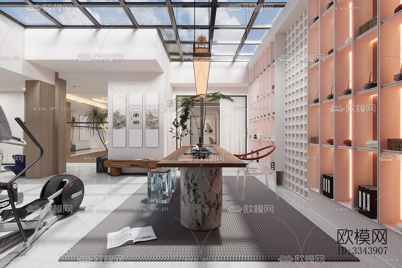 现代别墅效果图下载（渲染图8）