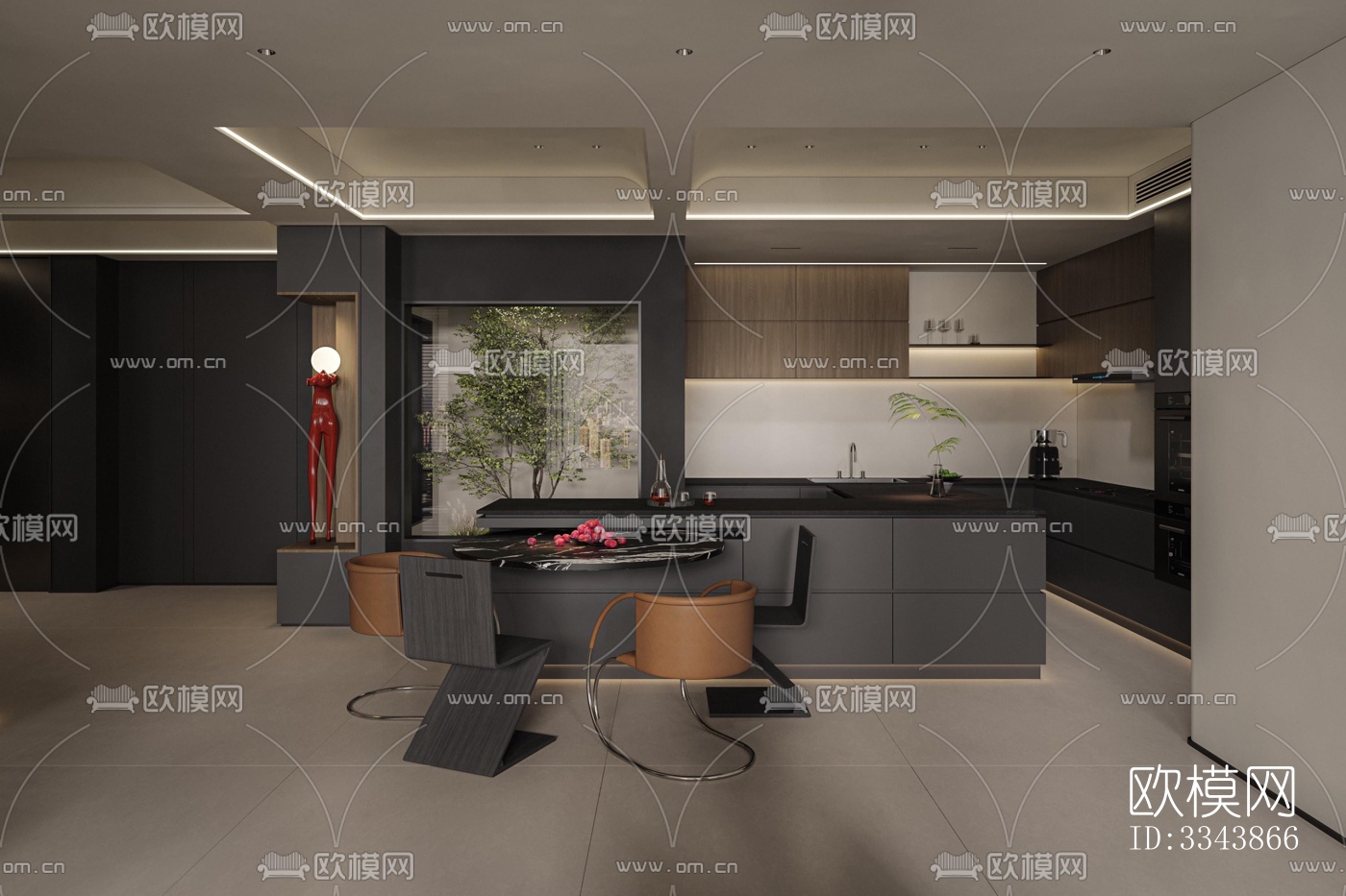 现代别墅效果图下载（渲染图11）