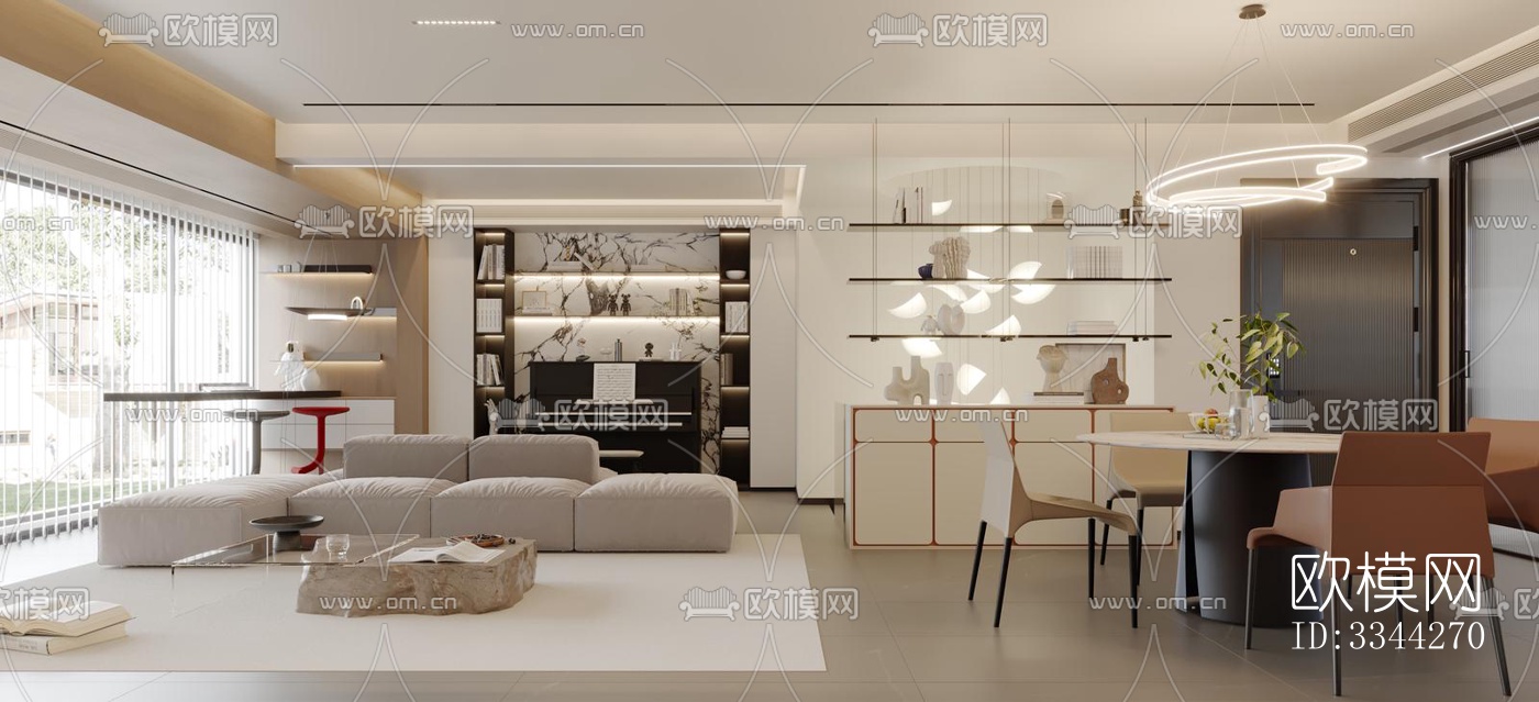 现代别墅效果图下载（渲染图11）