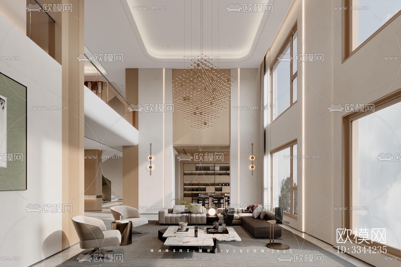 现代别墅效果图下载（渲染图2）