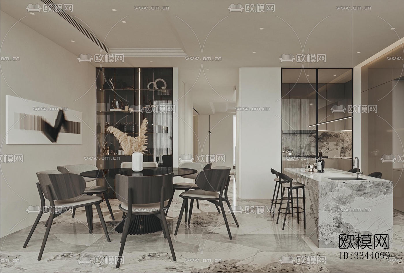 现代别墅效果图下载（渲染图2）